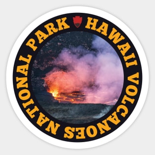 Hawaii Volcanoes National Park circle Sticker